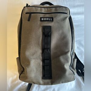 NOBULL Waxed Canvas Backpack - Grey